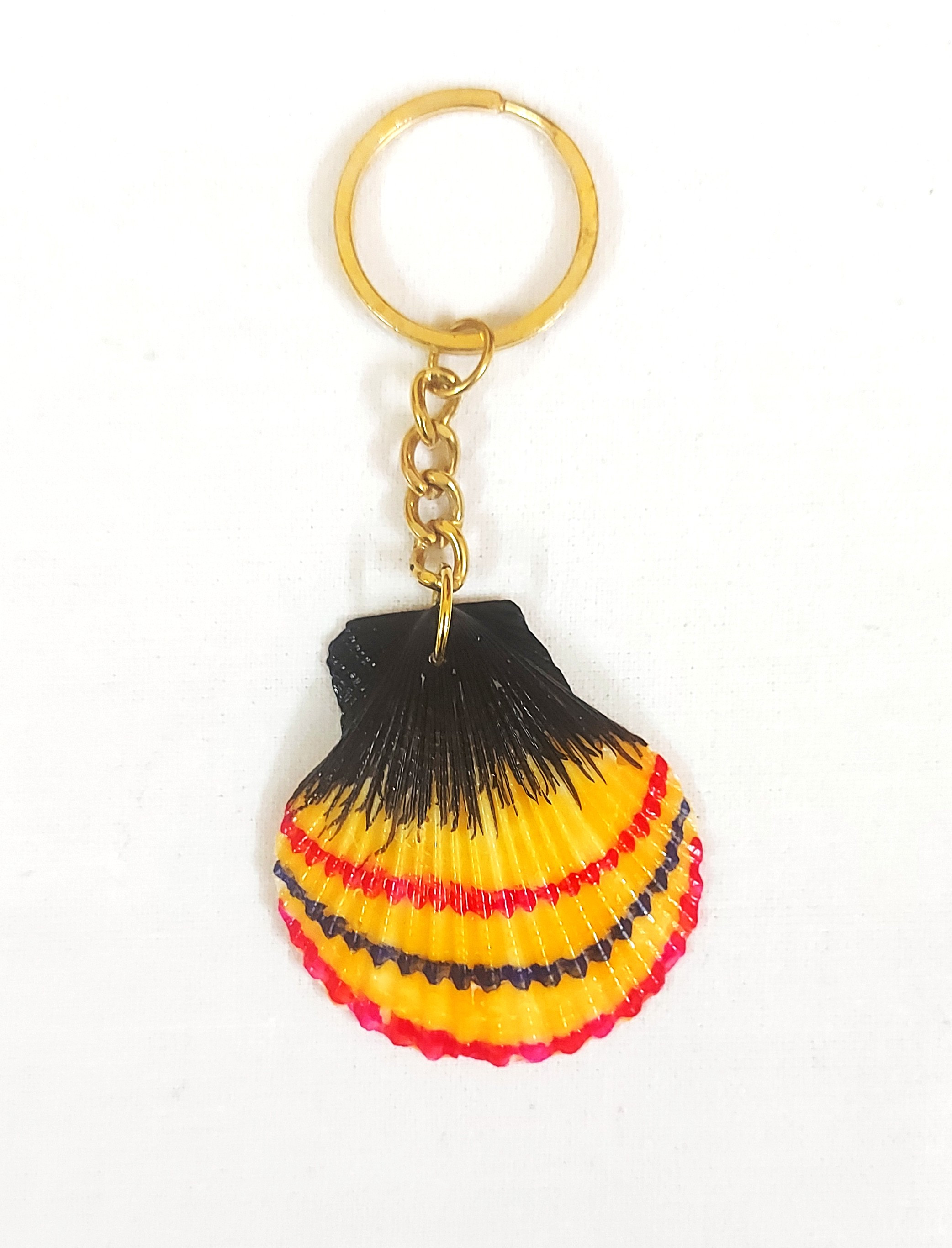 Colourful Painting Seashell Keychain (Special)