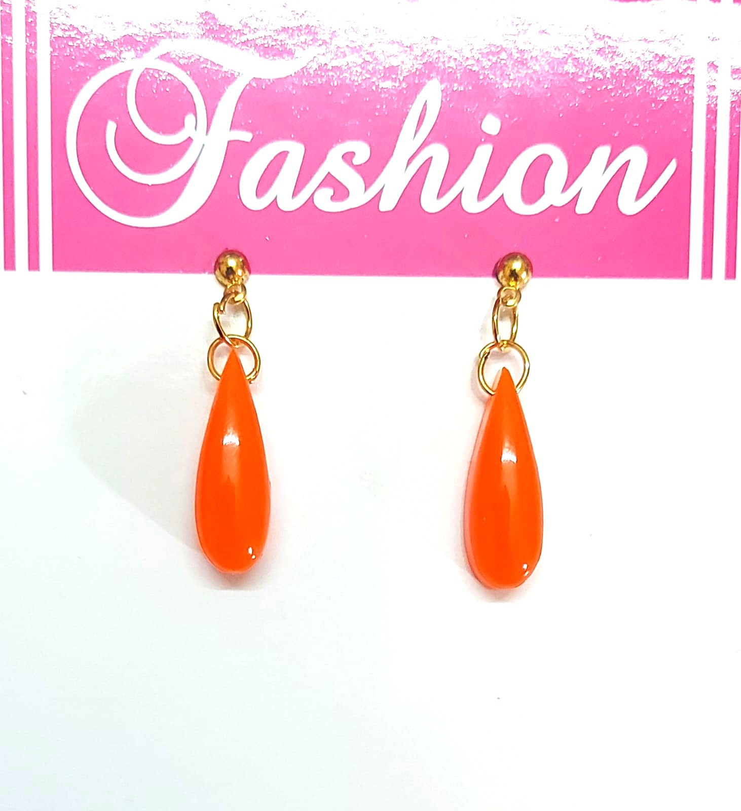 Resin Drops Earrings (1Set)