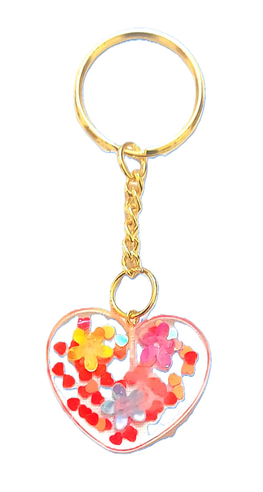 Heartin Resin Keychain