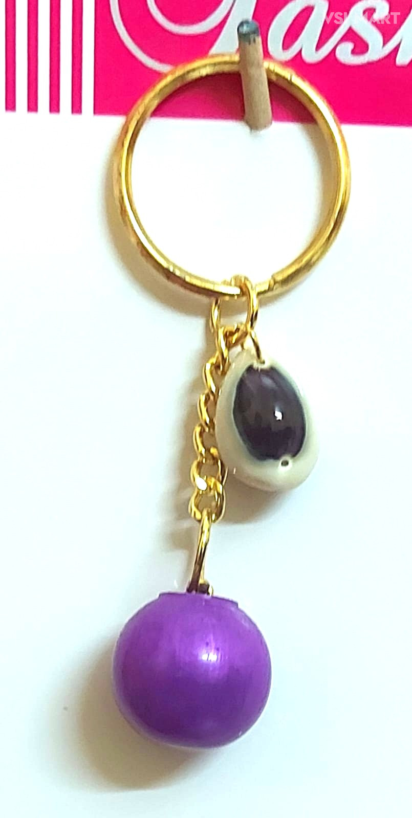 Resin Ball Keychain