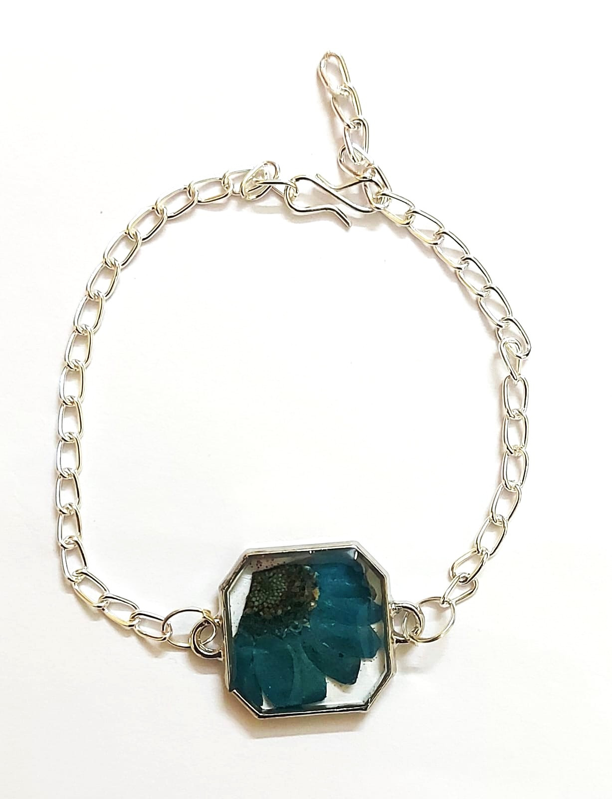 Silver Plated Chain Pendant Bracelet