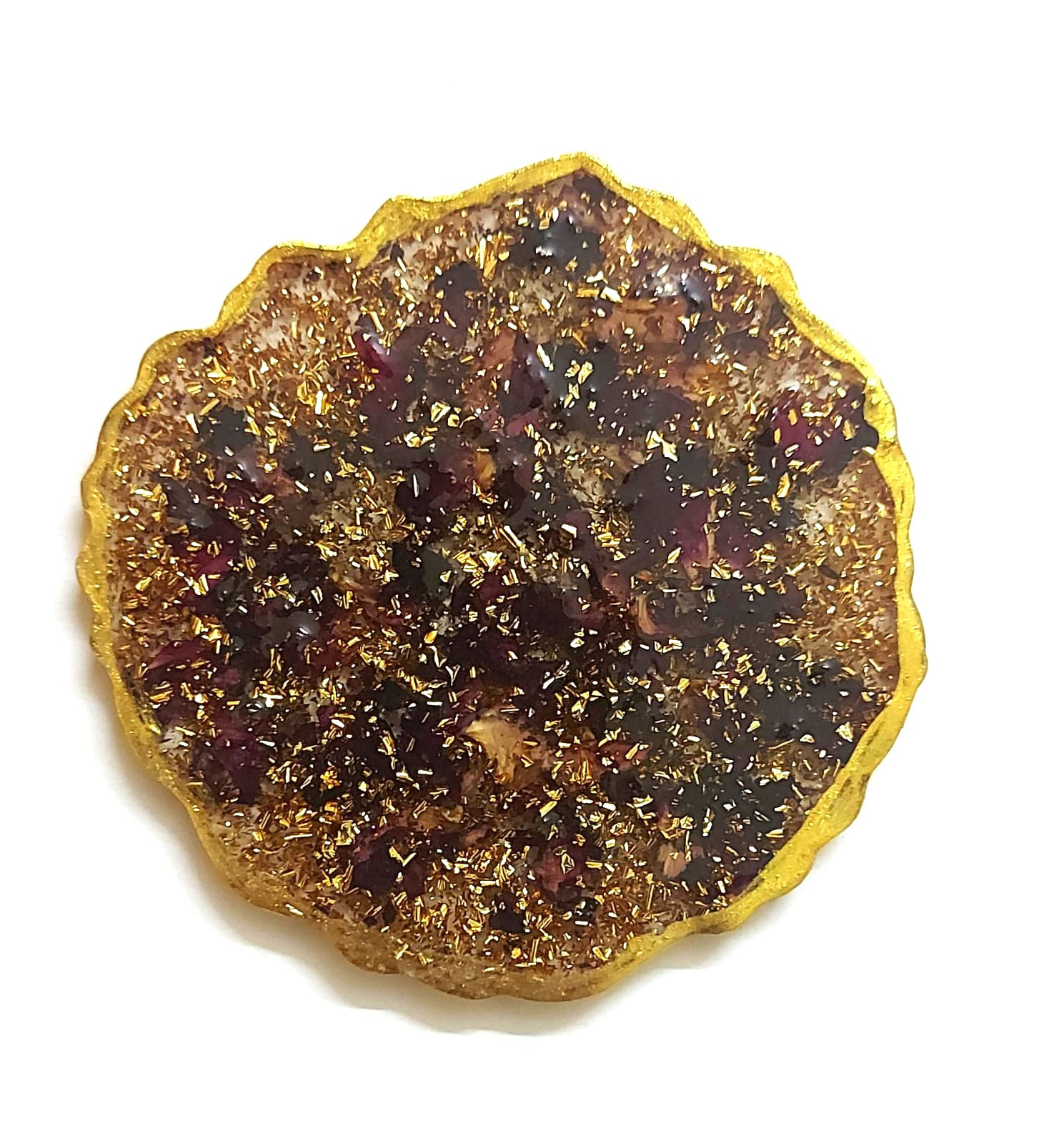 Fridge Real Rose Flower Crystal Magnet