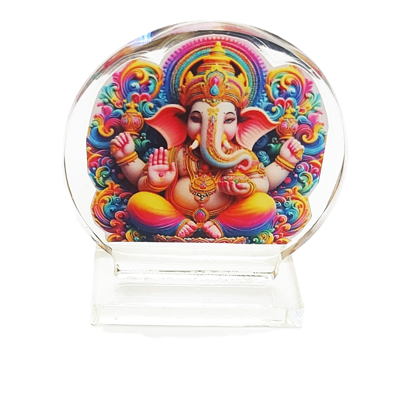 Resin Round Shape Car Dashboard Decor