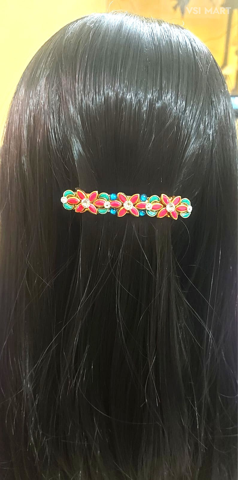 Stone Finish Hair Clips for Women