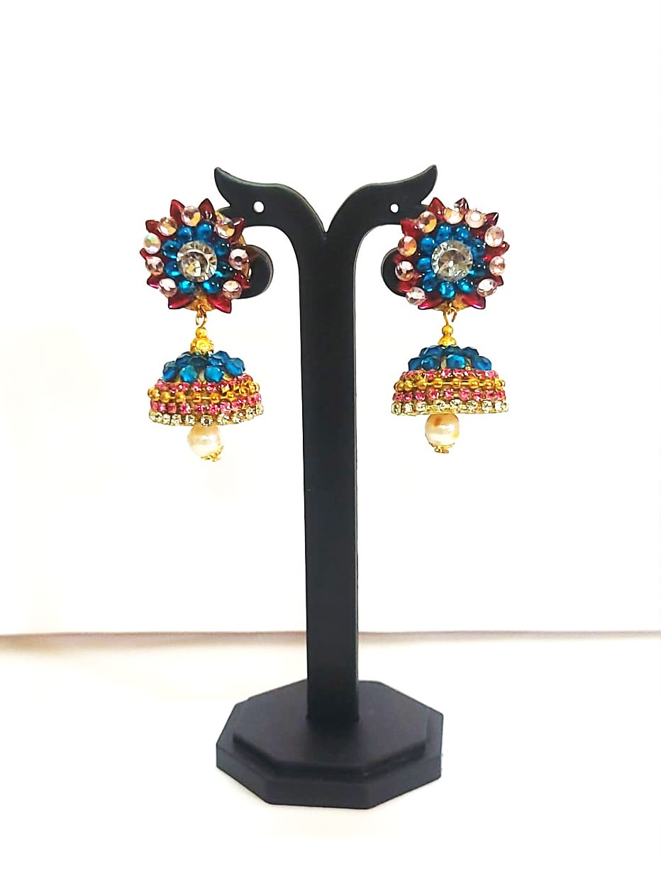 Kundan Jhumki Earrings