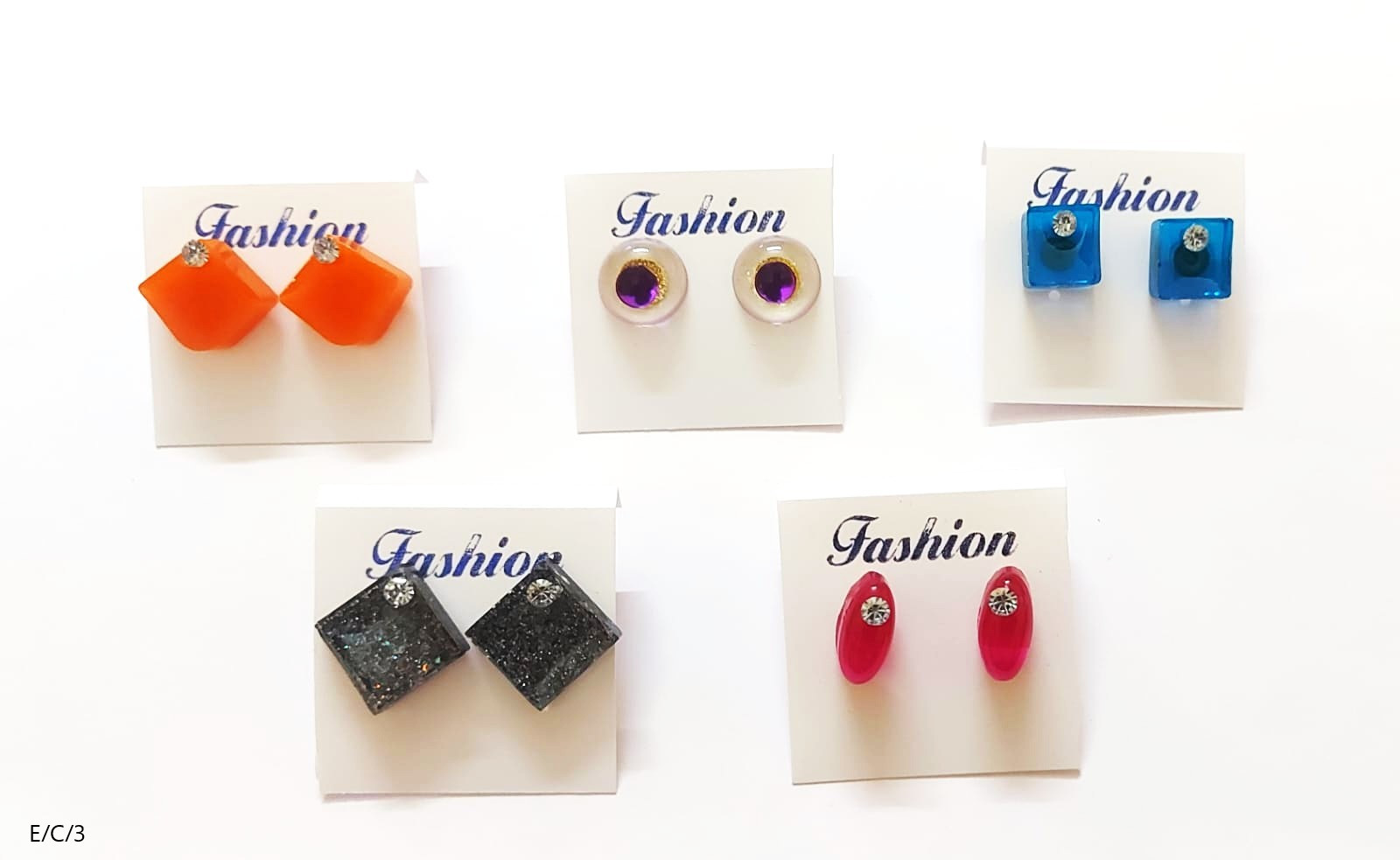 Resin Money Saver Combo Offer Stud Earrings (5 Set)