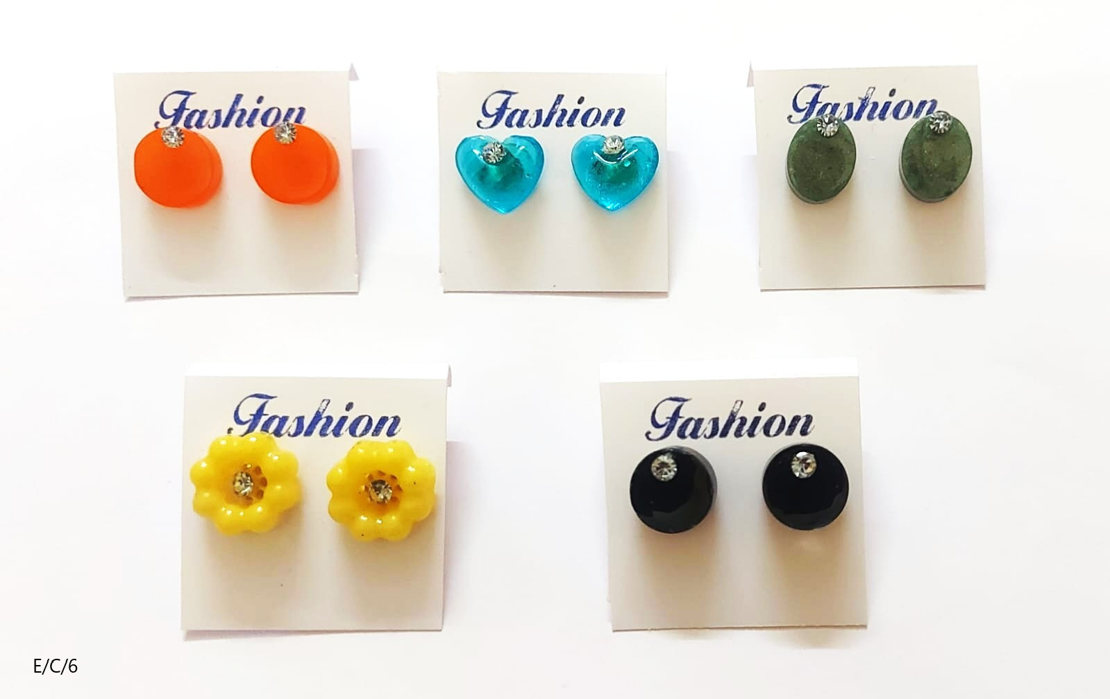 Resin Combo Offer Money Saver Pack Stud Earrings (5Pairs)