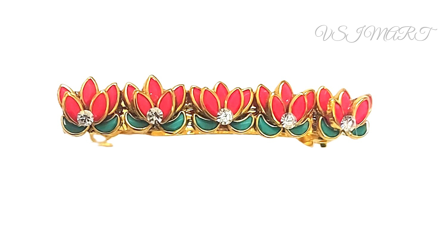 Gold Finish Hair Clips for Women