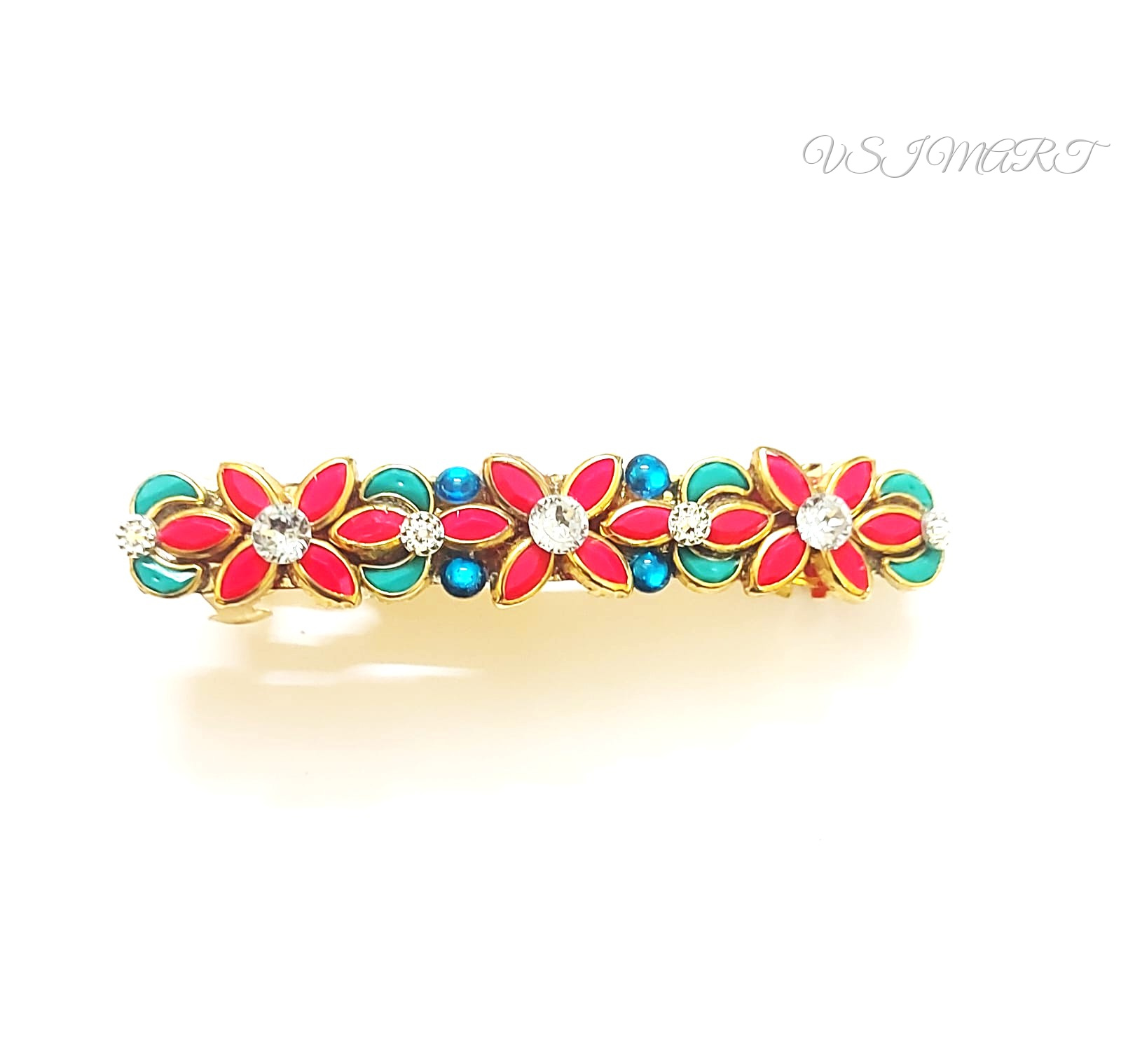 Stone Finish Hair Clips for Women