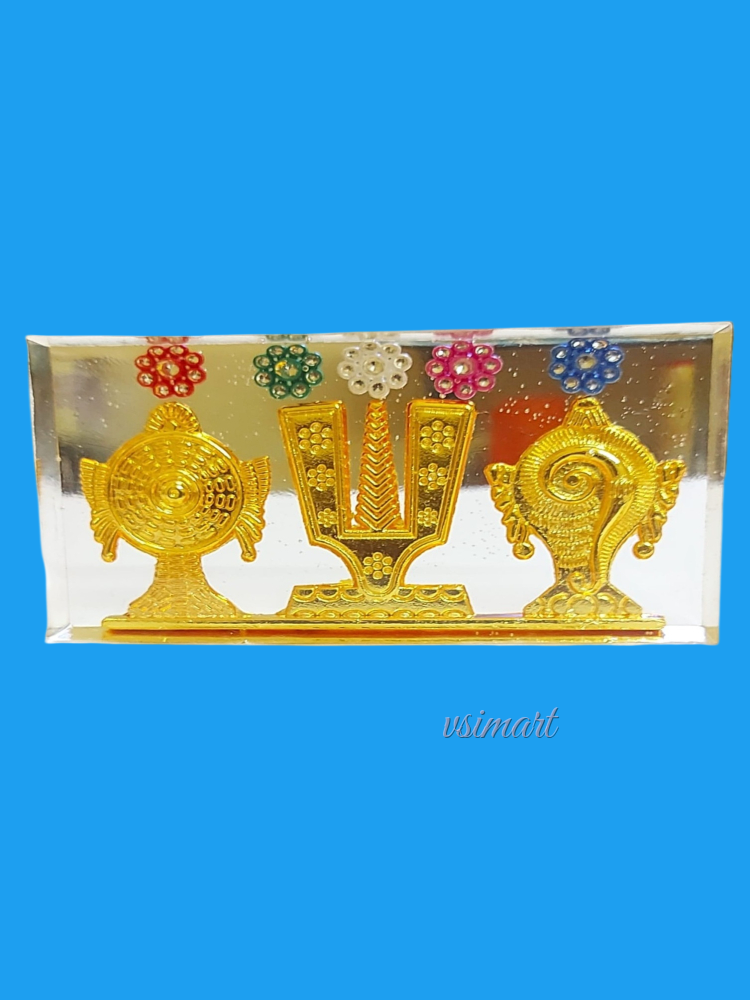 Resin Rectangle Shape Clear Glassy Finish Car Dashboard, Home, Office Decor (Box Type)