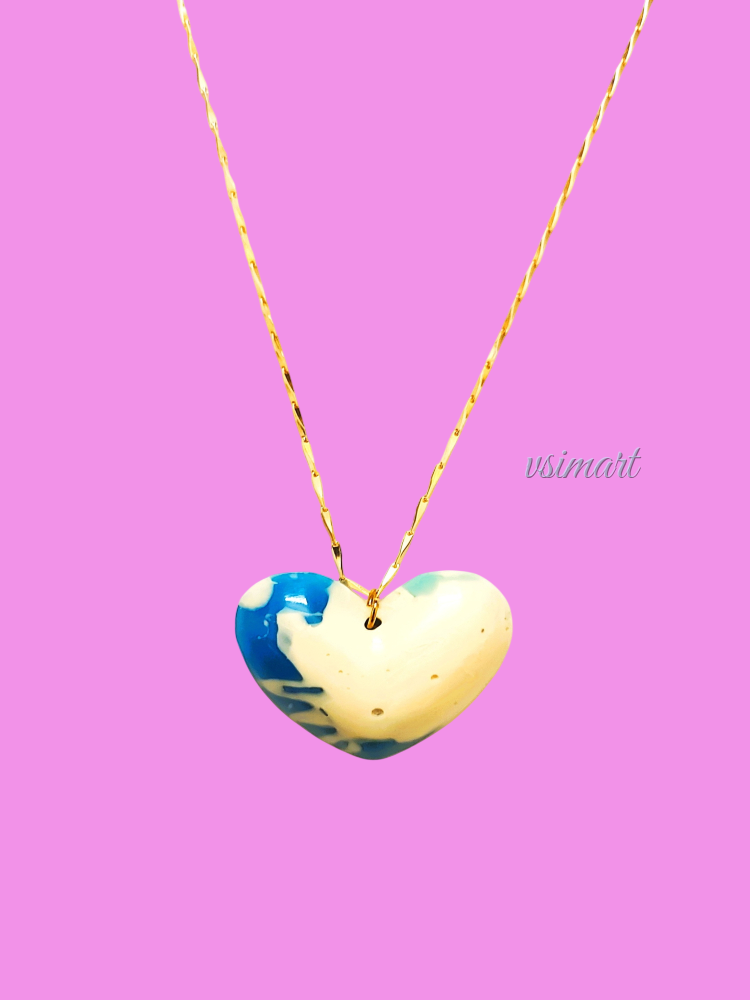 Resin Hearten Pendent Chain