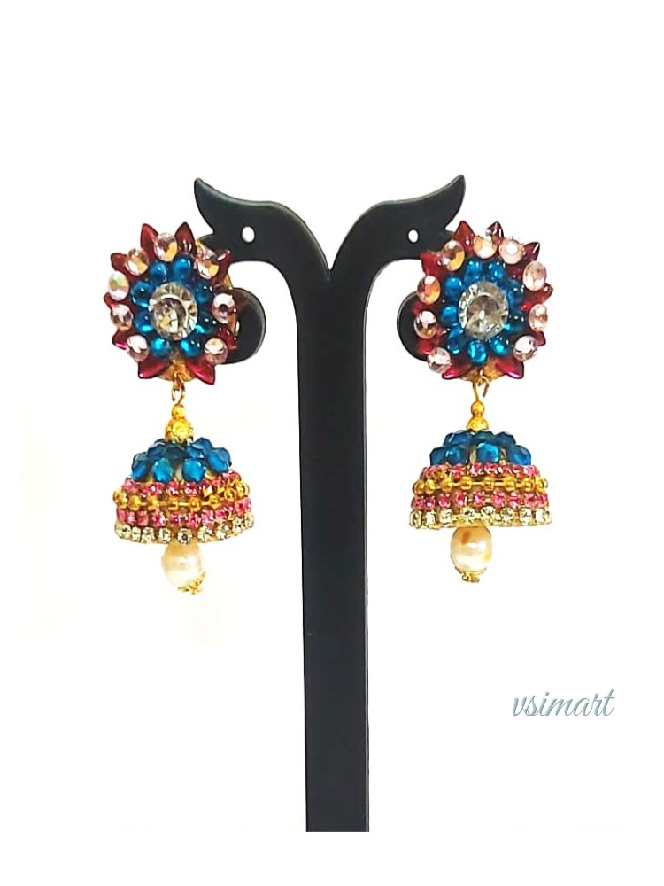 Kundan Jhumki Earrings